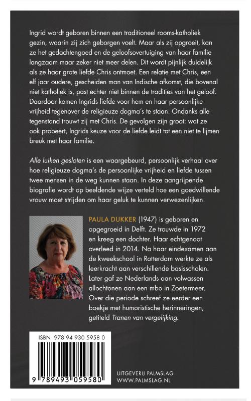Alle luiken gesloten achterkant