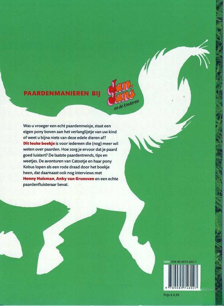 Jan, Jans en de Kinderen - Paarden / Jan, Jans en de kinderen themareeks / 8 achterkant