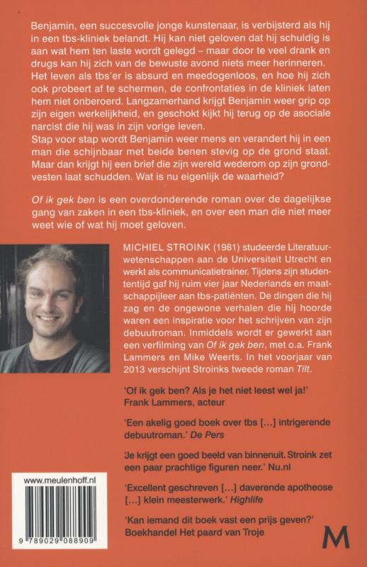 Of ik gek ben achterkant