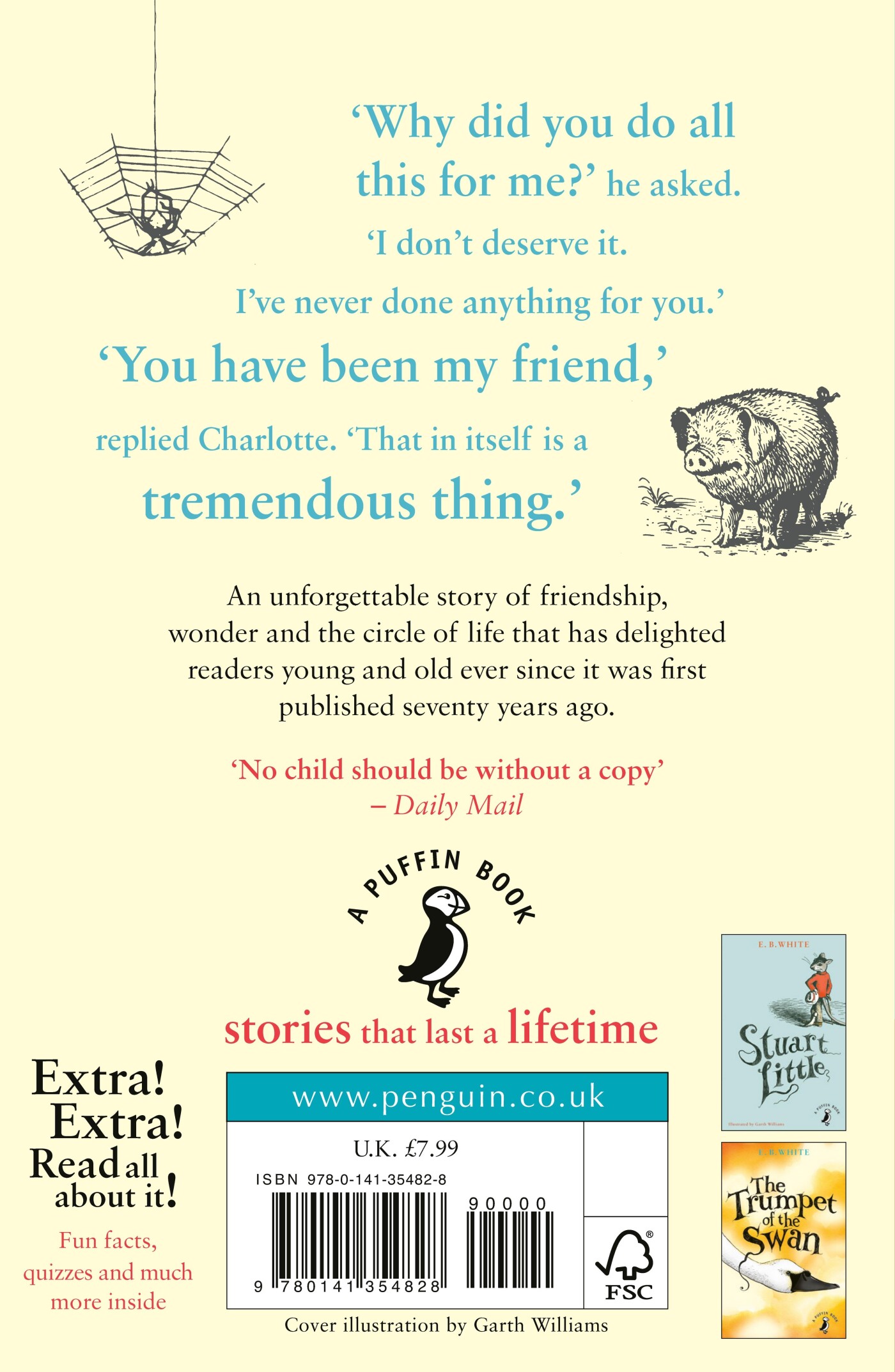 Charlotte's web achterkant