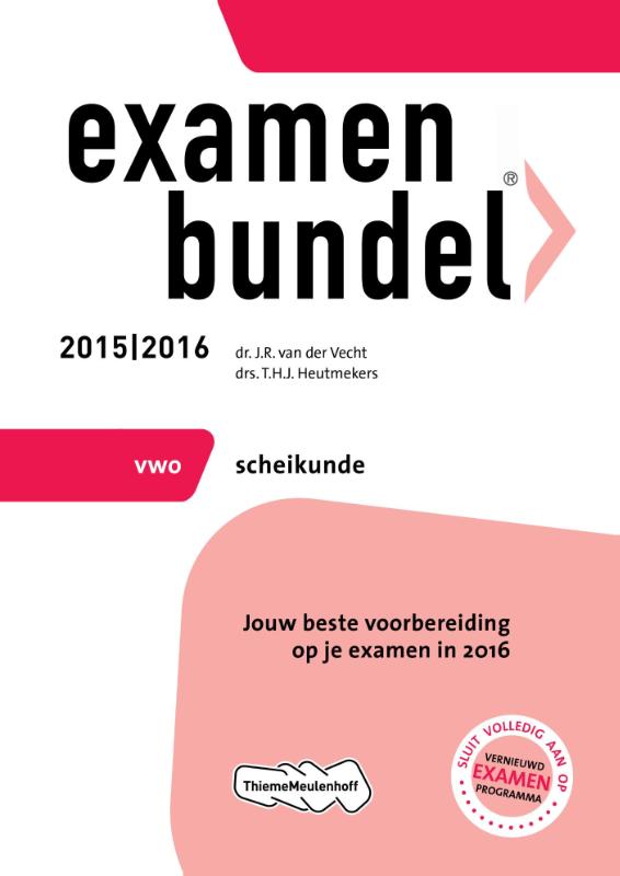 Examenbundel vwo scheikunde 2015/2016