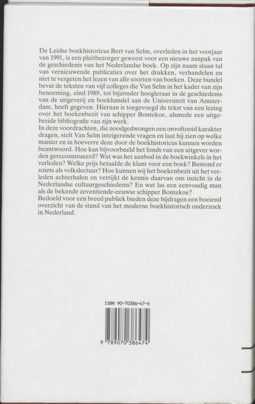 Inzichten en vergezichten achterkant