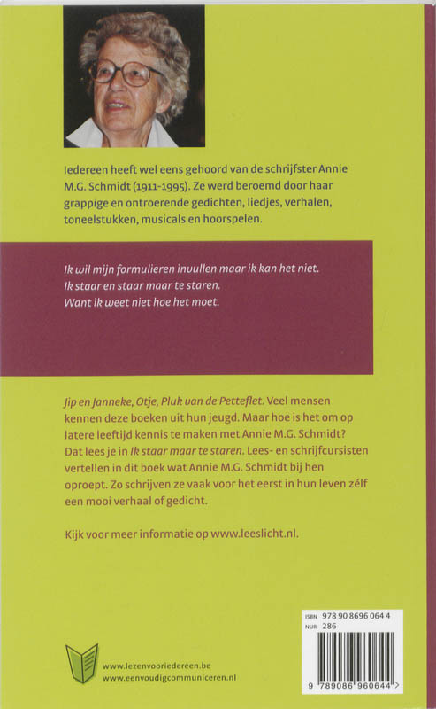 Ik staar maar te staren achterkant