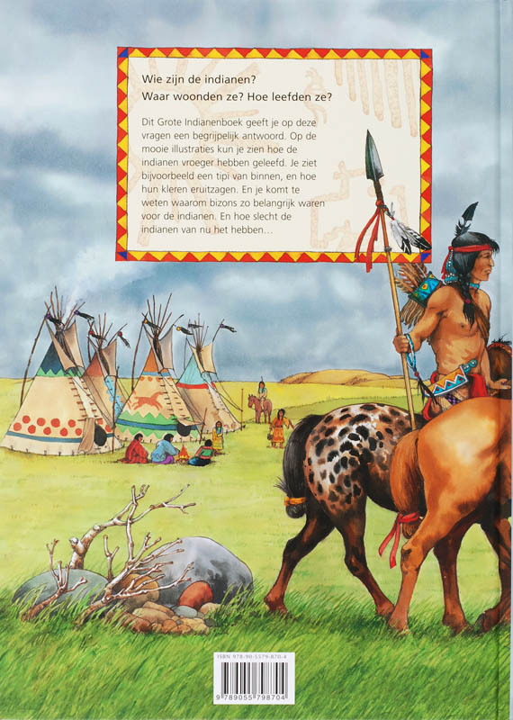 Mijn grote indianenboek achterkant