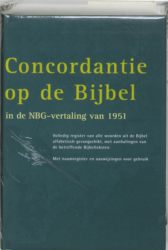 Concordantie op de Bijbel in de nieuwe vertaling van het Nederlands Bijbelgenootschap