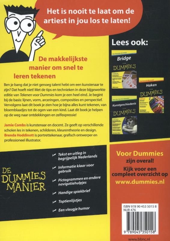 Tekenen voor Dummies / Voor Dummies achterkant