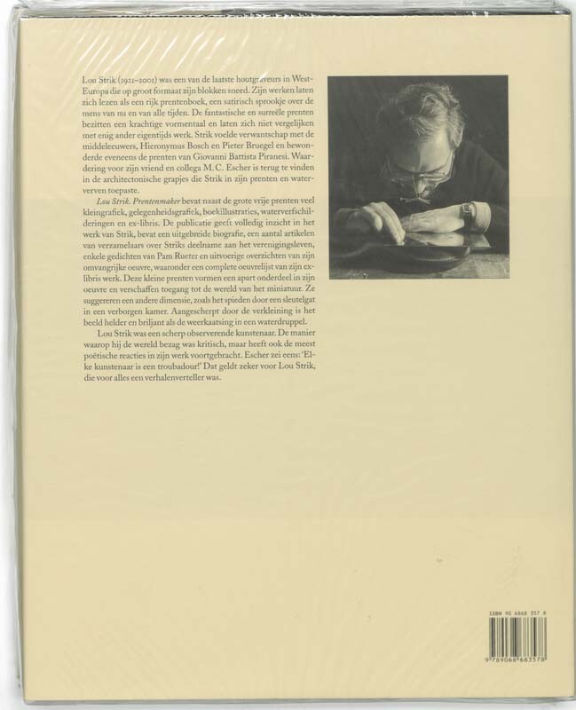 LOU STRIK, PRENTENMAKER achterkant