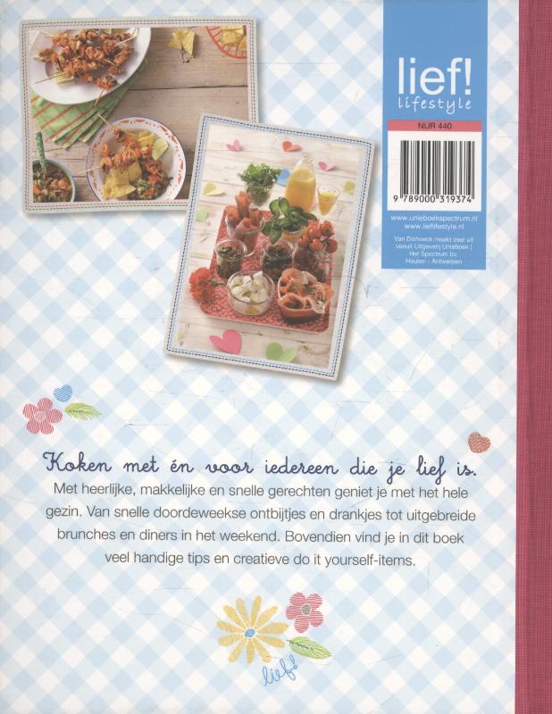 Koken met lief! Koken met lief! achterkant