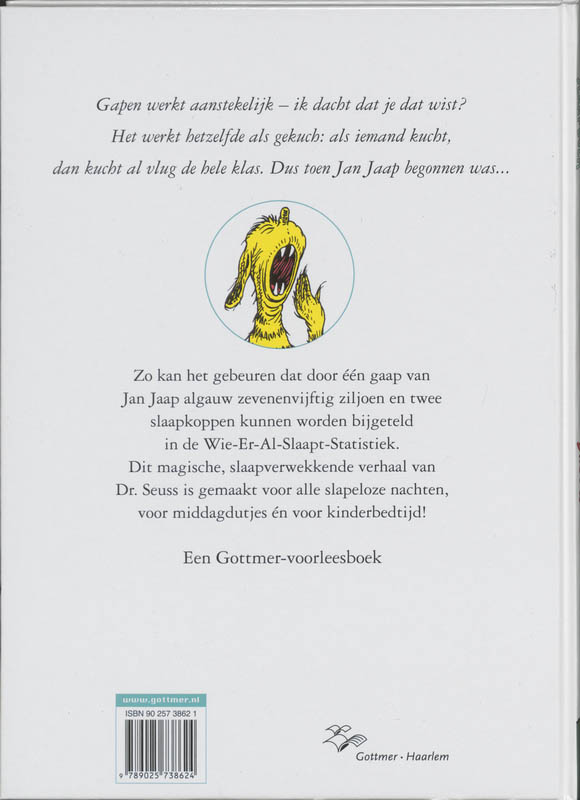 Het slaapboek / Dr. Seuss achterkant