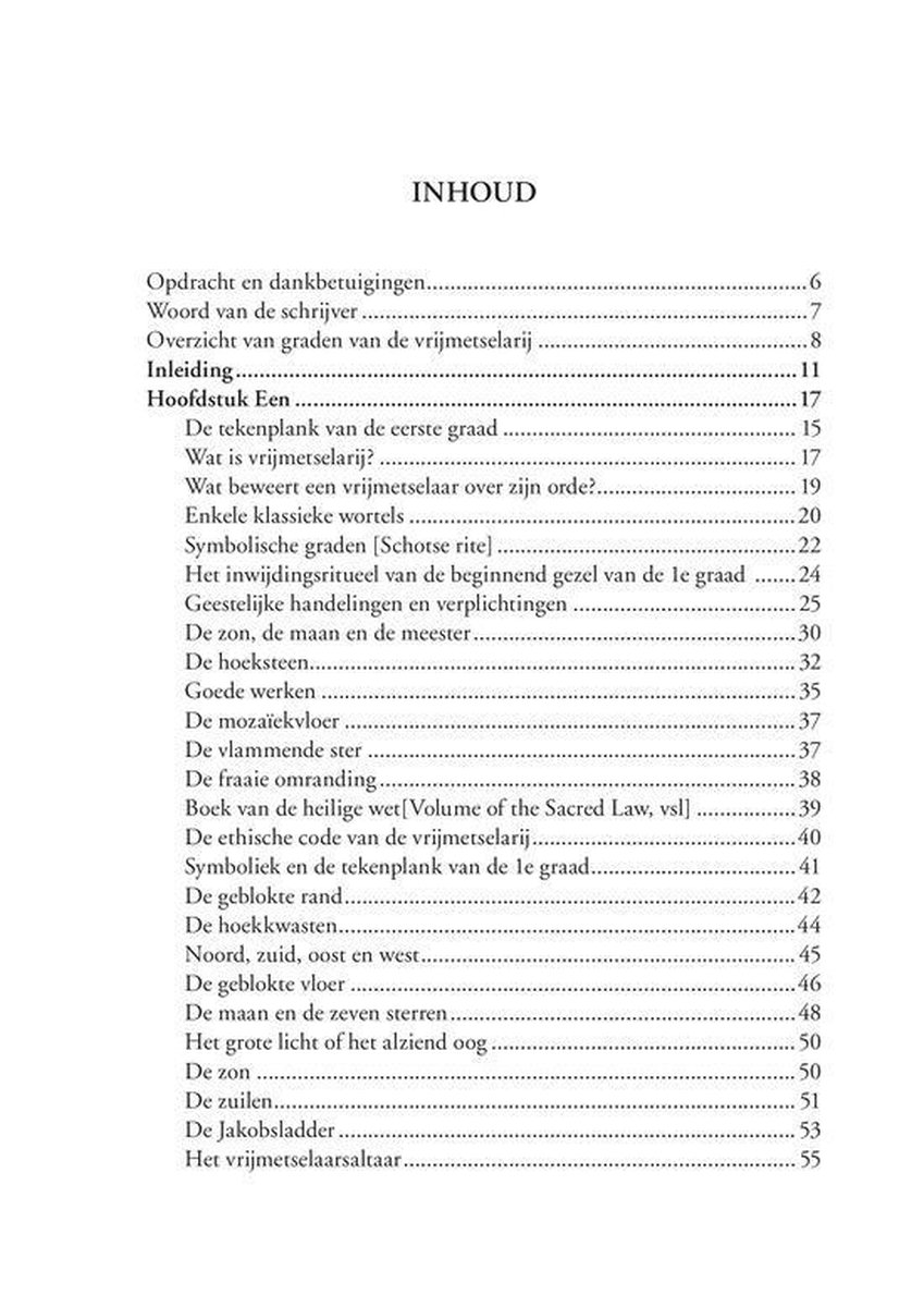 Vrijmetselarij : De geheime taal