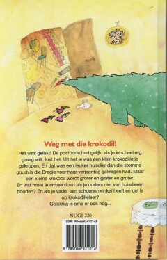 Weg met die krokodil ! achterkant