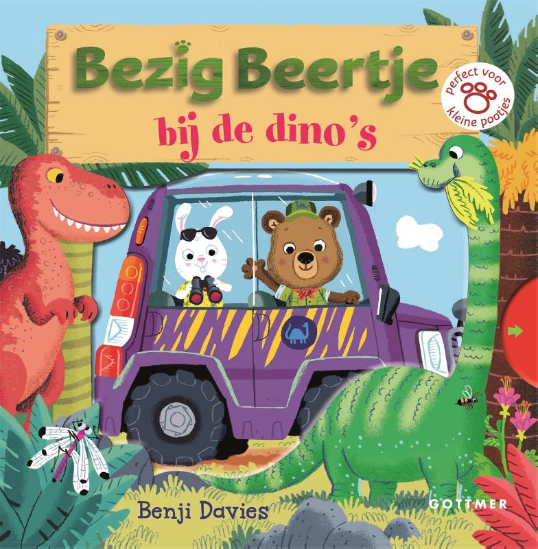 boekenbalie_9789025762117_cover Bezig Beertje bij de dino's / Bezig Beertje