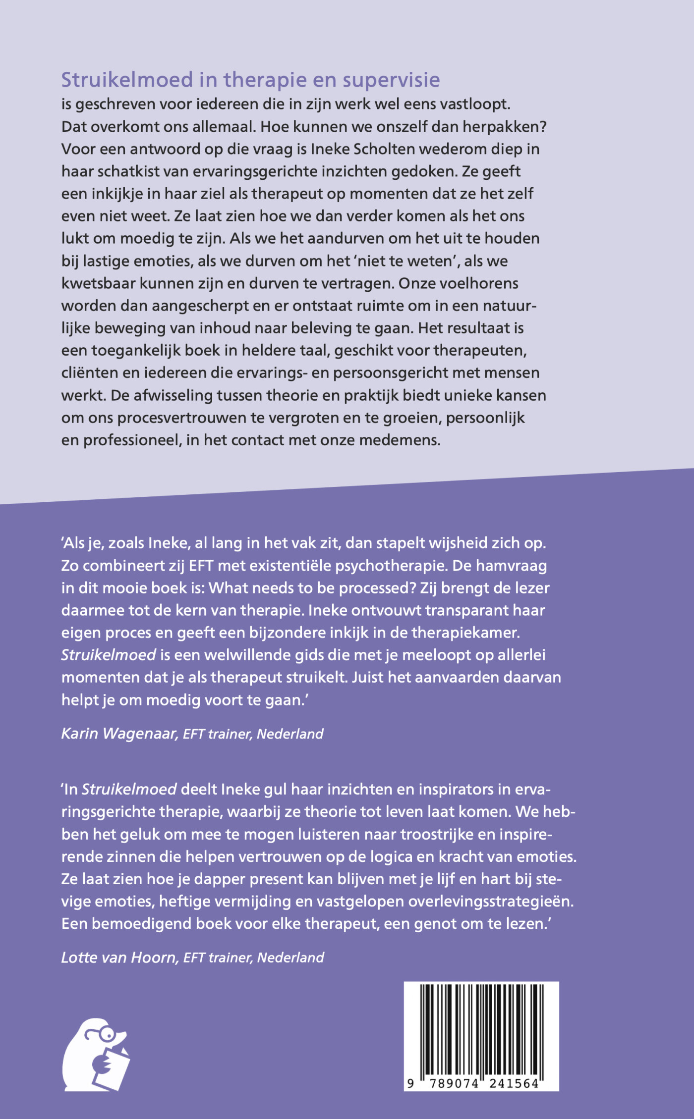 Struikelmoed in therapie en supervisie achterkant