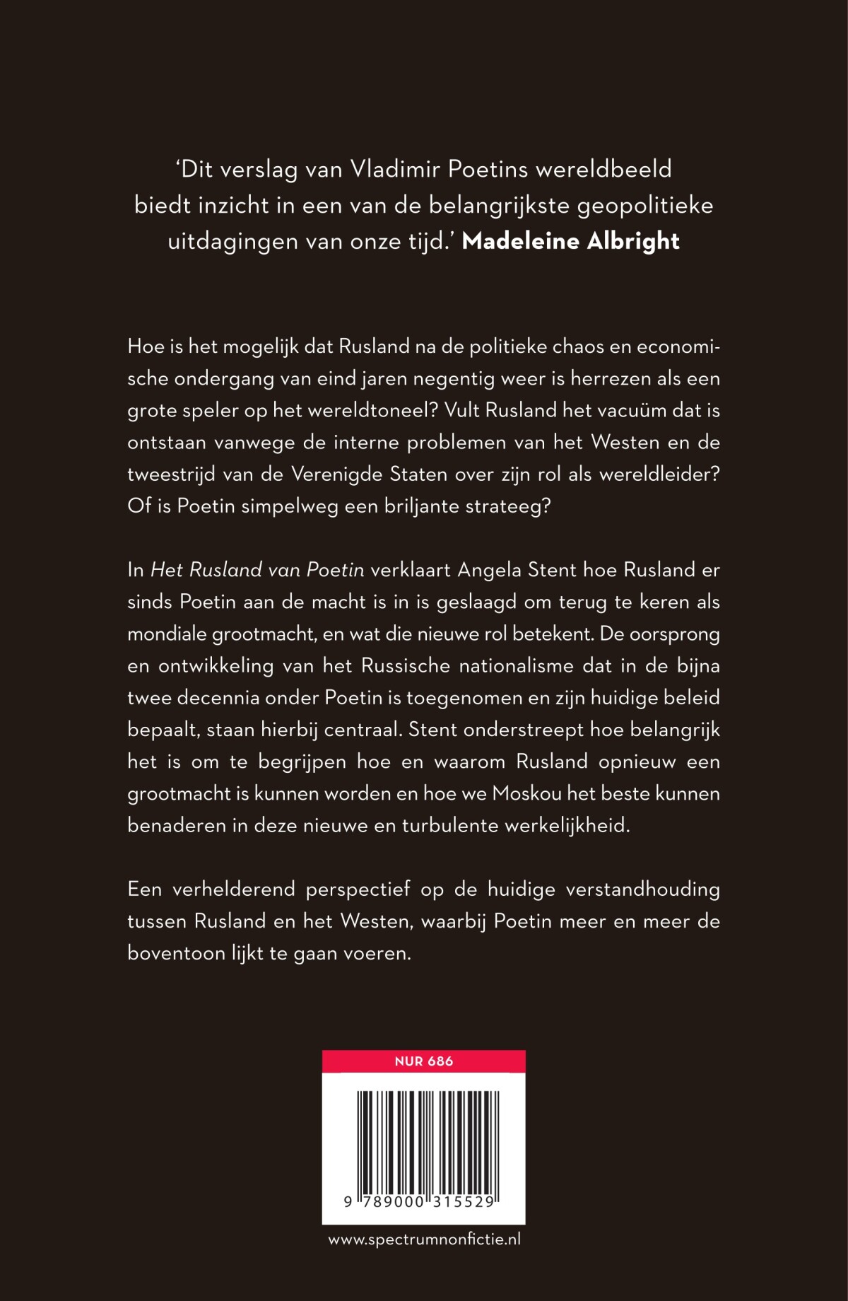 Het Rusland van Poetin achterkant