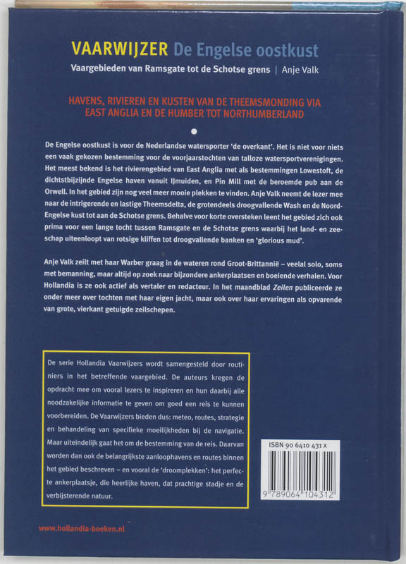 De Engelse Oostkust / Vaarwijzer De Engelse Oostkust / Vaarwijzer achterkant