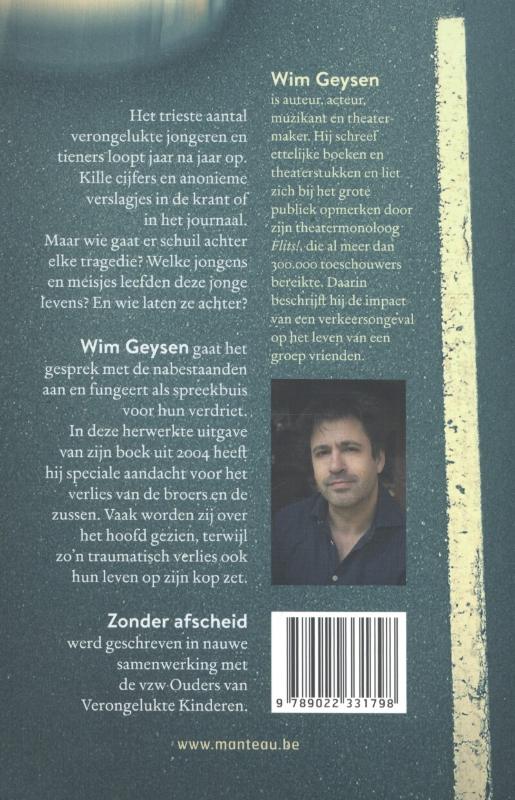Zonder afscheid achterkant