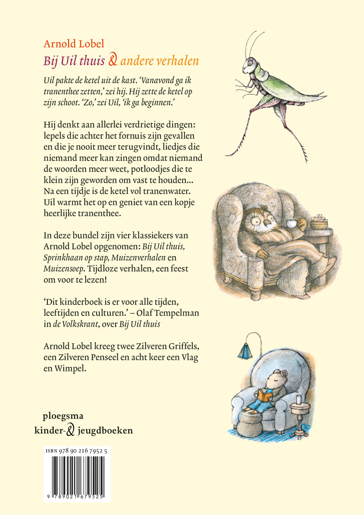 Bij Uil thuis en andere verhalen / Ploegsma kinder- & jeugdboeken achterkant