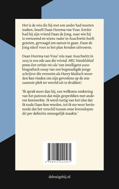 Een verlate reis achterkant