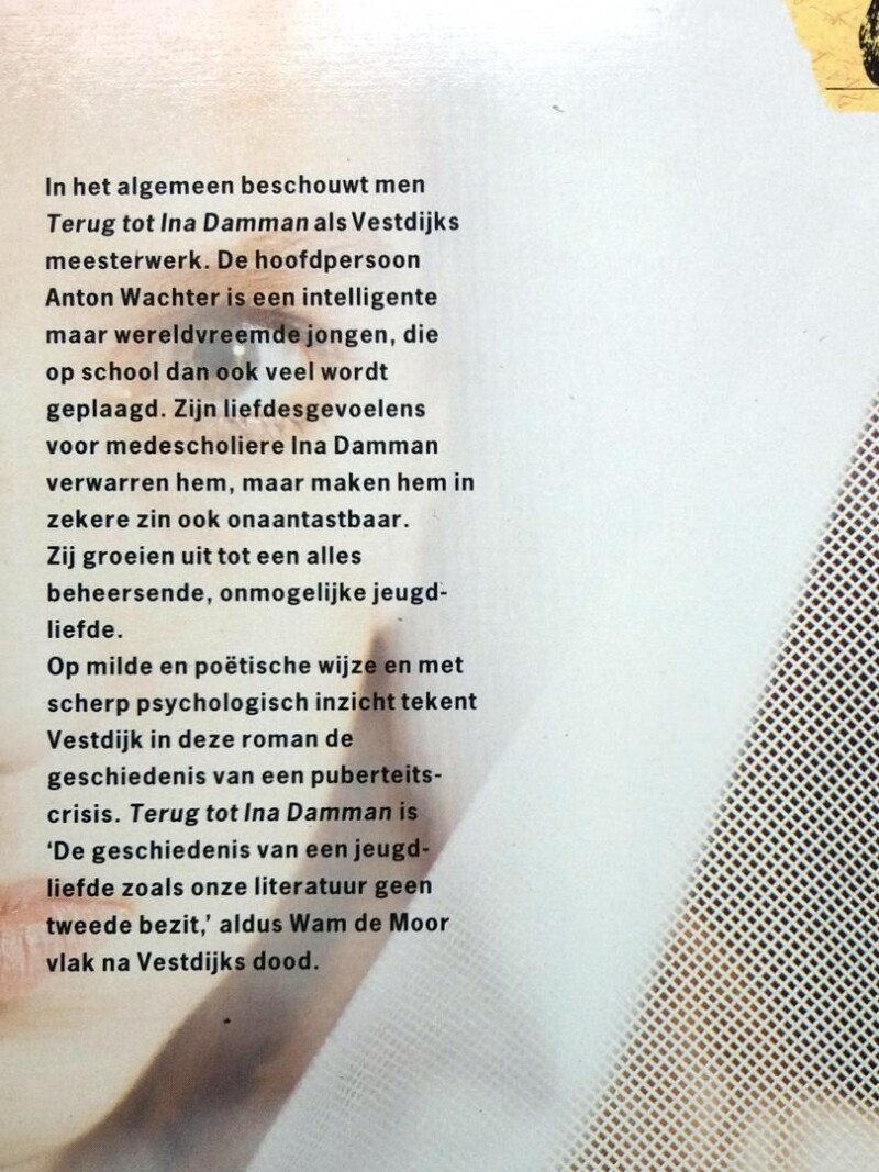 Grote lijsters 1993 nummer 5: Terug tot Ina Damman / Grote lijsters 1993 / 5 achterkant