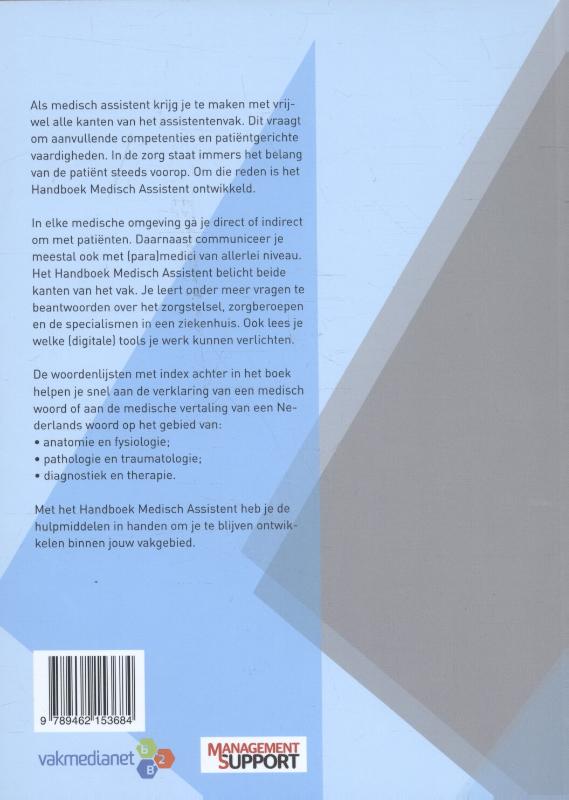Handboek medisch assistent achterkant