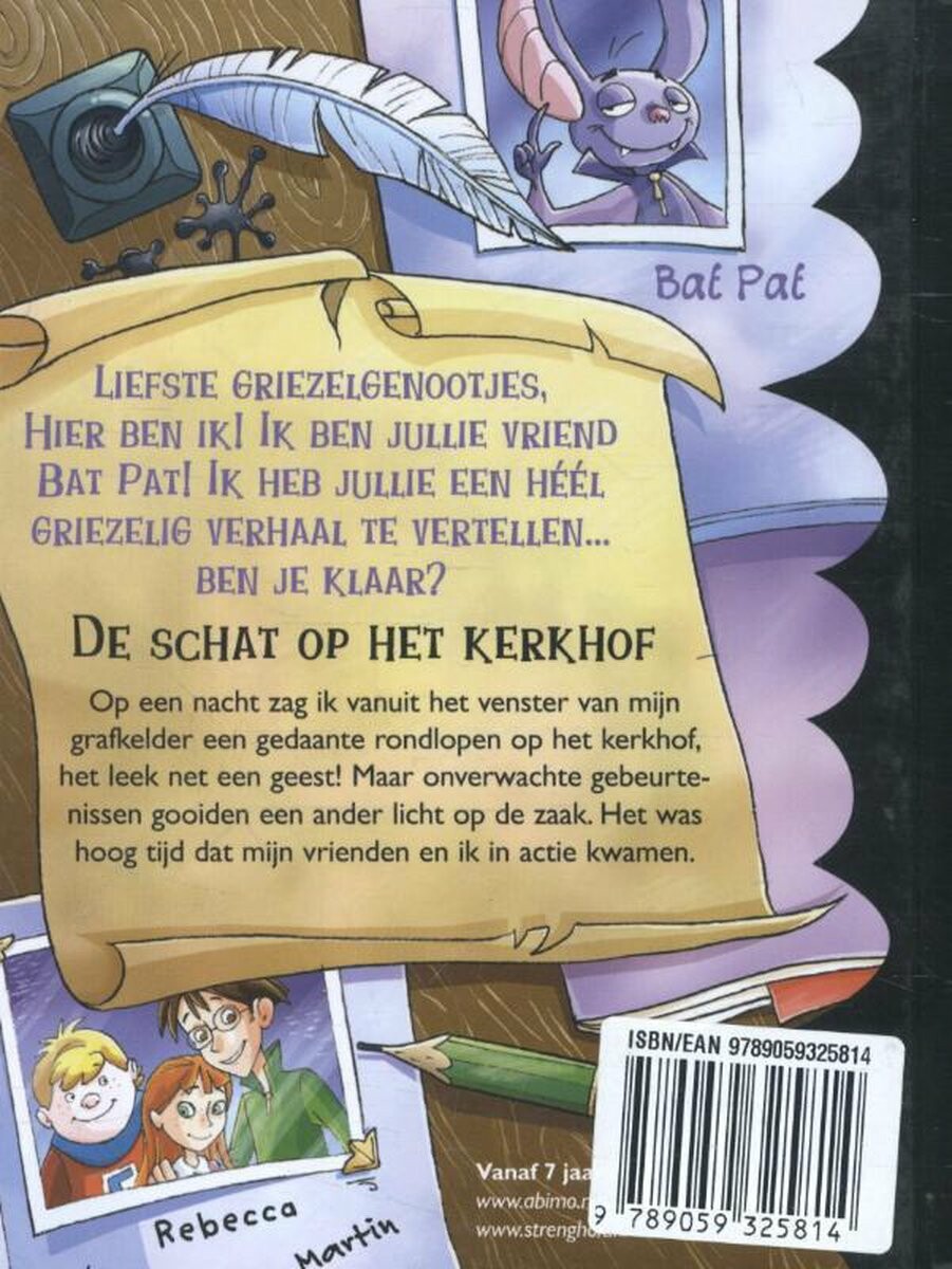 De schat op het kerkhof / Bat Pat achterkant