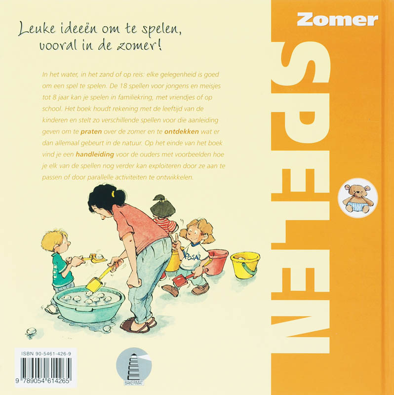 Spelen Zomer achterkant
