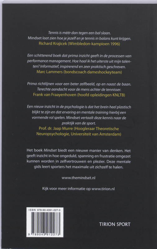 Mindset Herziene editie Mindset Herziene editie achterkant