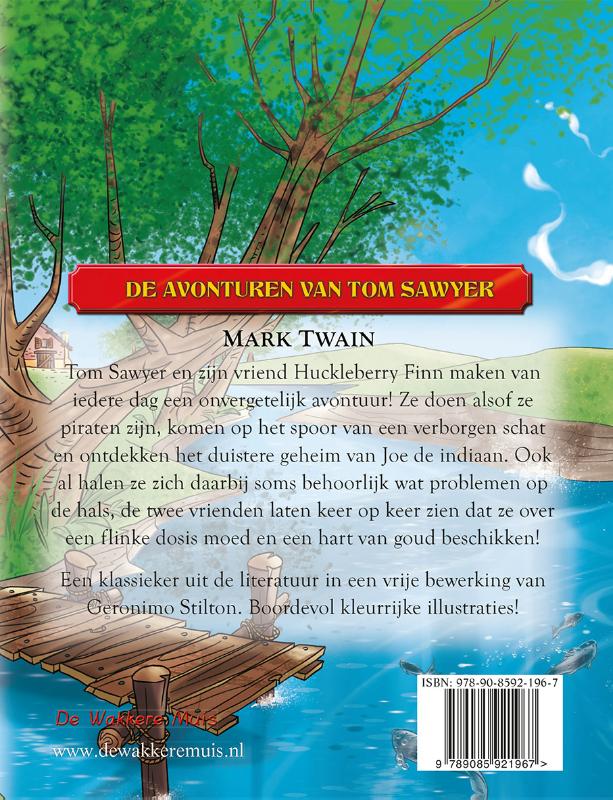 De avonturen van Tom Sawyer achterkant