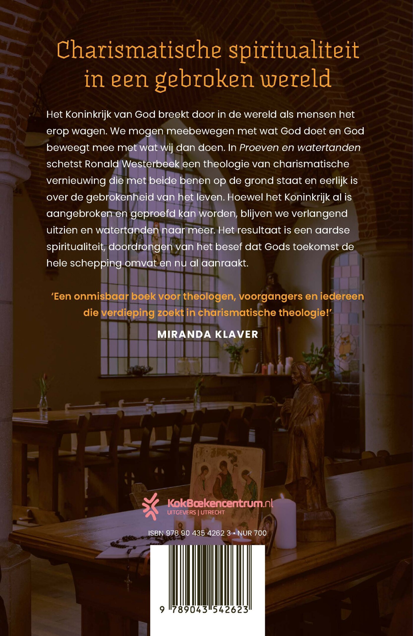 Proeven en watertanden achterkant