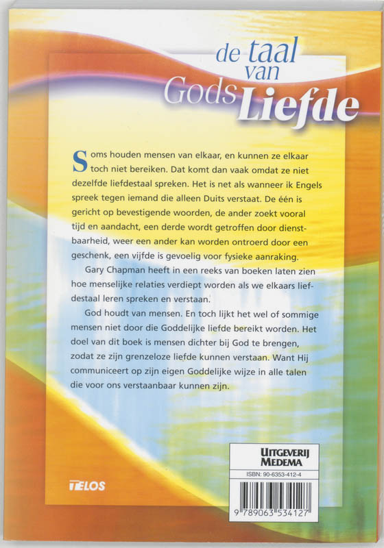 De taal van Gods liefde achterkant
