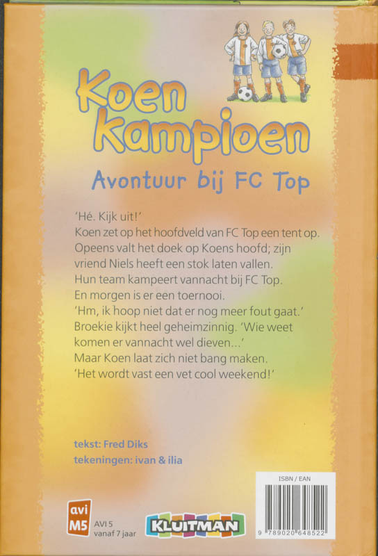 Avontuur bij FC Top / Koen Kampioen achterkant