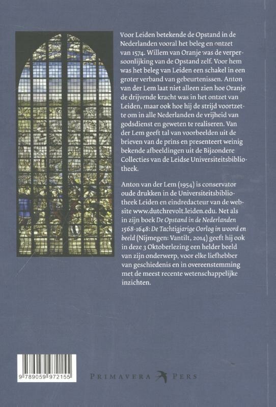 Willem van Oranje en Leiden / 3 Oktoberlezingen achterkant