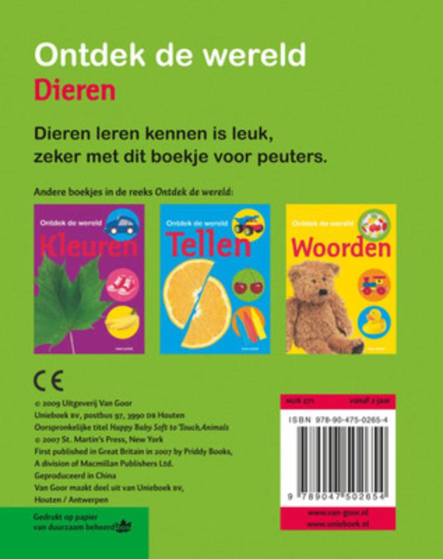 Ontdek de wereld - Dieren achterkant