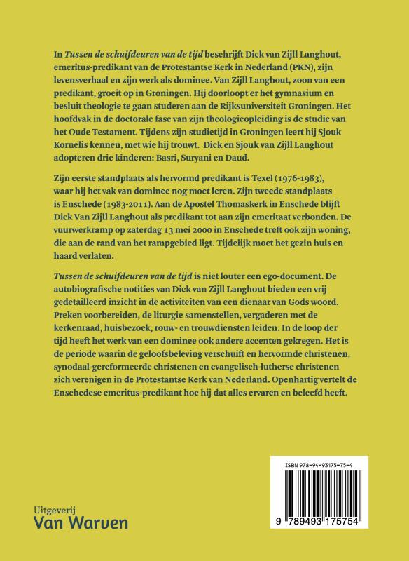 Tussen de schuifdeuren van de tijd achterkant