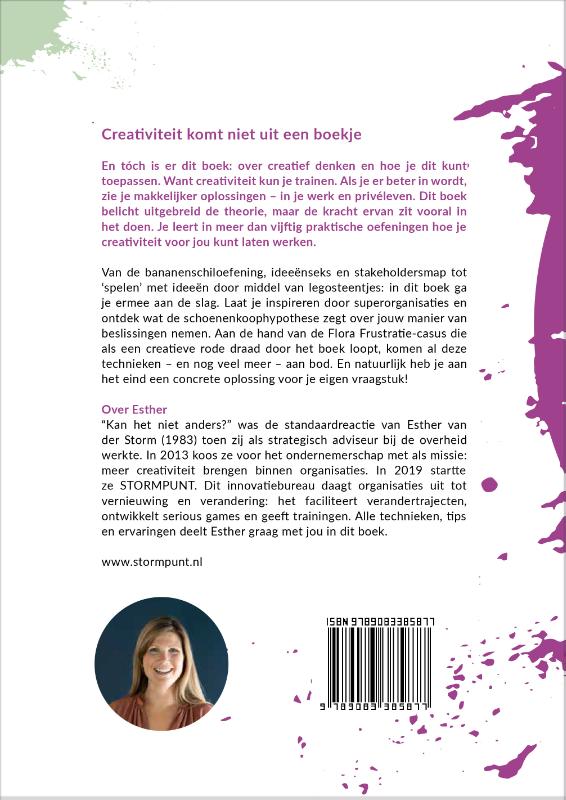 Creativiteit komt niet uit een boekje achterkant