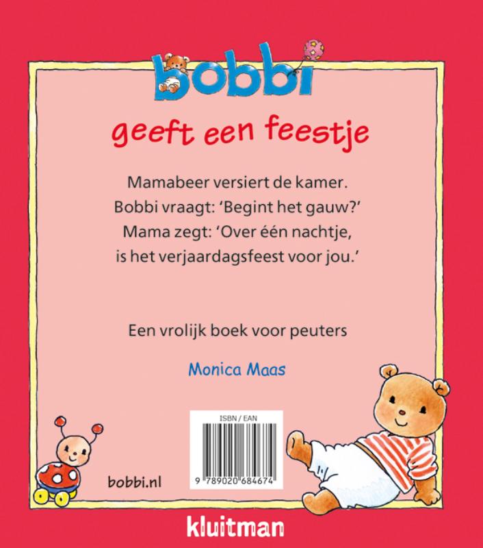 Bobbi geeft een feestje / Bobbi achterkant