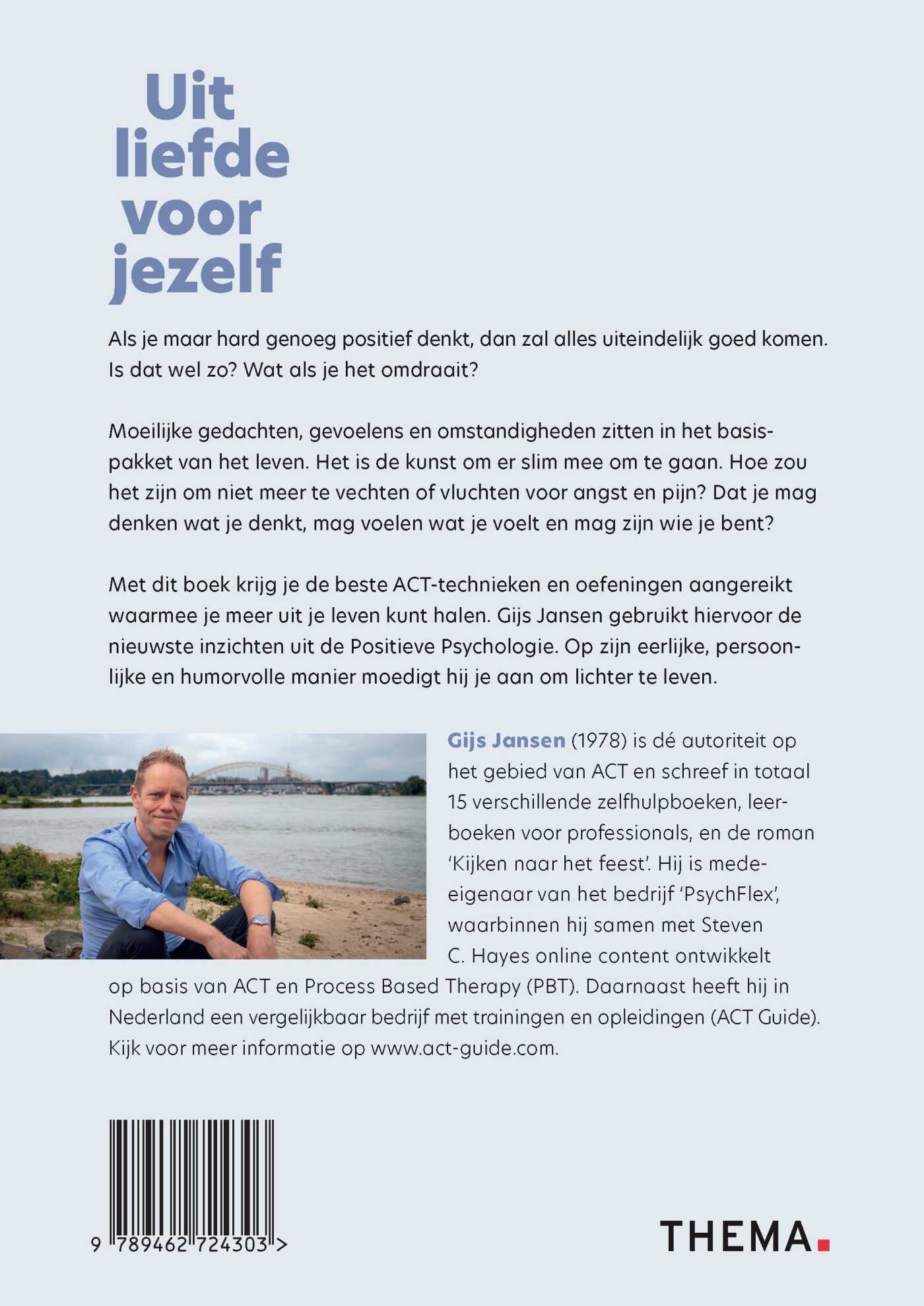 Uit liefde voor jezelf achterkant