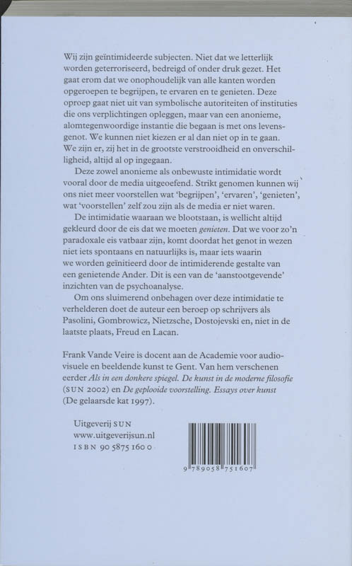 Neem en eet, dit is je lichaam achterkant