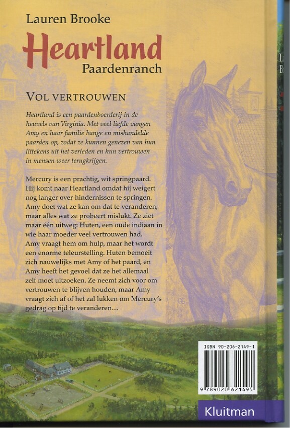 Vol vertrouwen / Paardenranch Heartland achterkant