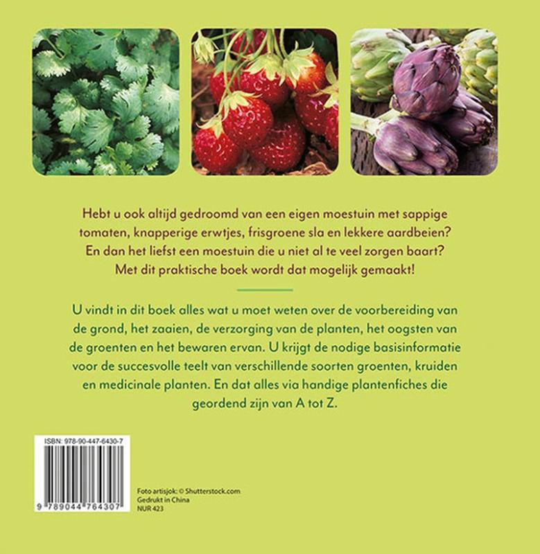 Groenten kweken van A tot Z achterkant