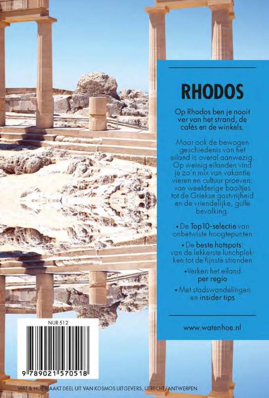 Rhodos / Wat & Hoe reisgids achterkant