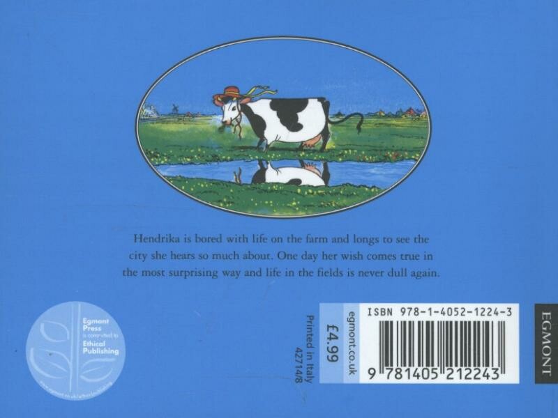 The Cow Who Fell in the Canal mini / Mini ed / CBH Children achterkant