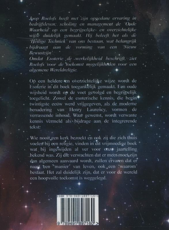 Spiritueel bestaan achterkant