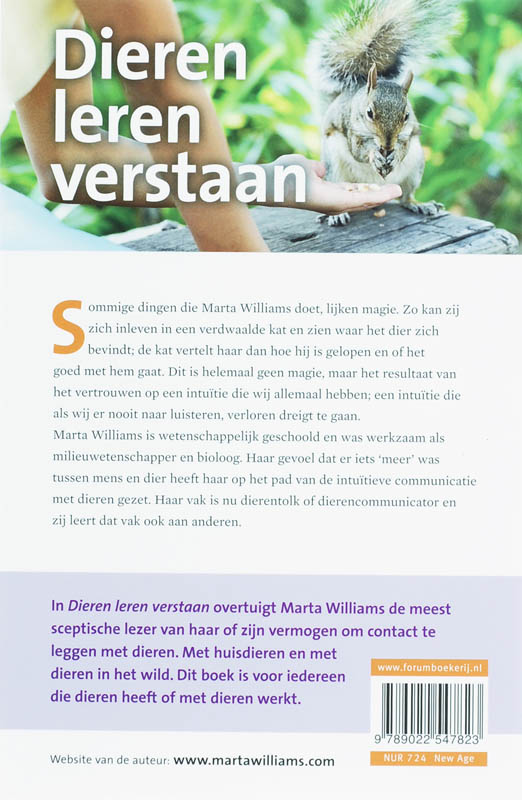 Dieren leren verstaan achterkant