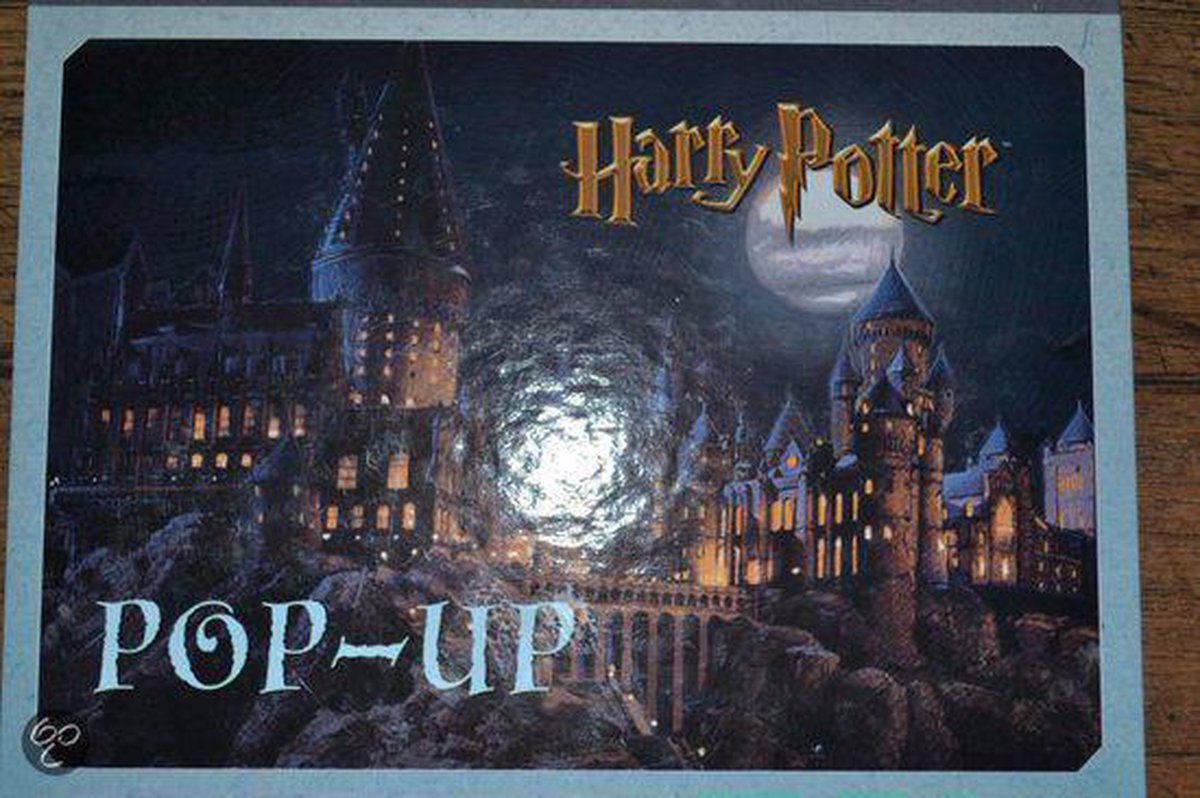 Harry Potter Pop-up Grijs/ Blauwe Kaft