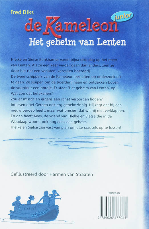 Het geheim van Lenten / Kameleon junior achterkant