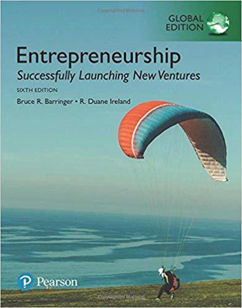 Entrepreneurship: Successfully Launching New Ventures, Global Edition