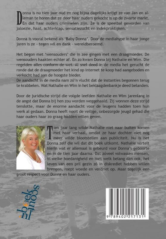 Voor altijd baby Donna achterkant
