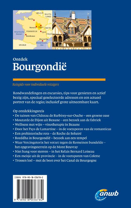 Bourgondië / ANWB ontdek achterkant