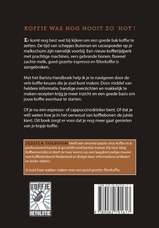 Het Barista Handboek achterkant